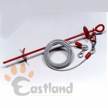 Pets Accessories:Giant cable and stake combo set