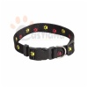 Color paws print collar