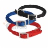 Braided round nylon collar