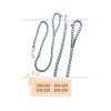 Braided round leash, reflective