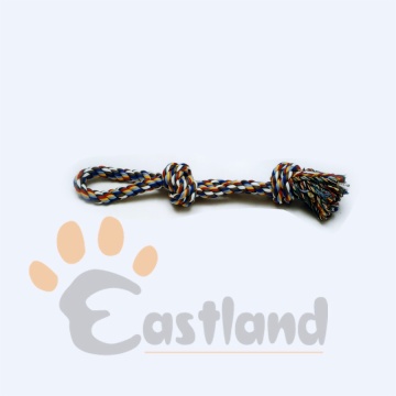 Multi-colored cotton rope tug