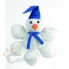 Soft chenille toy, snowflake shaped