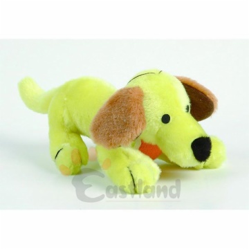 Plush toy with tennisball and squeaker