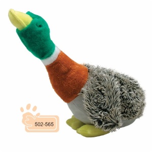 Plush wild bird with distinctive 