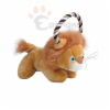 Plush toy with rope puller, 2 sizes