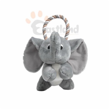 Plush toy with rope puller, 2 sizes