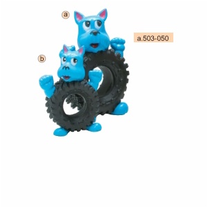 Vinyl toy - bulldog tires, 2 sizes