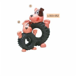 Vinyl toy - bulldog tires, 2 sizes