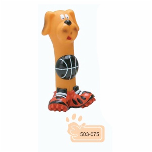 Vinyl toy - sportive dog