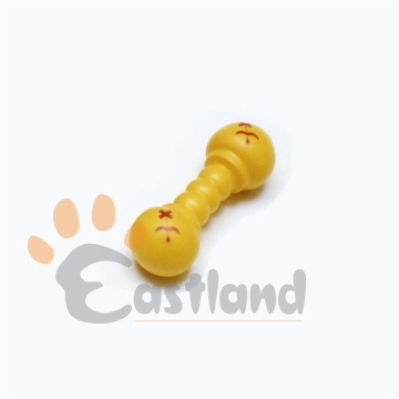 Vinyl dog toys - dumbbell