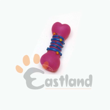Vinyl dog toys - dumbbell
