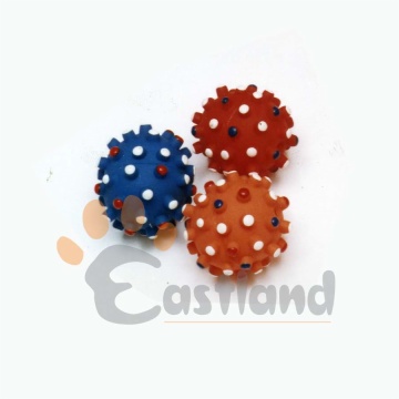 Vinyl dog toys - spike balls