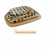 Oval paw print pet cushion