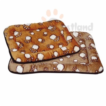 Paw print pet bed