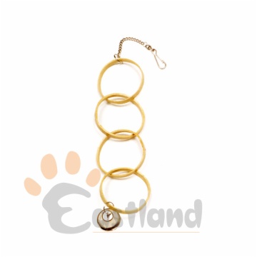 Bamboo hanging rings, with bell