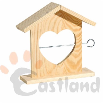 Bird feeder - fruit holders, natural wood