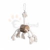 Hanging bird toy - natural