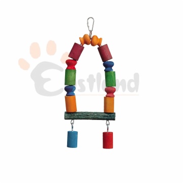 Swing, with colorful blocks