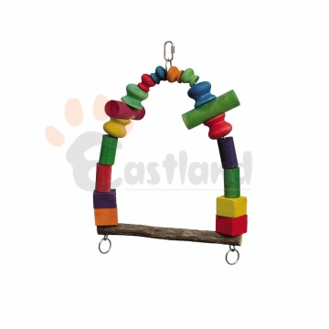 Swing, with colorful blocks