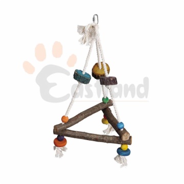 Swing, hanging triangular, cotton rope