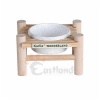 Wooden feeding table