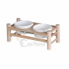 Wooden feeding table