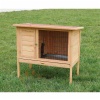 Wooden rabbit hutch