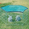 Enclosure with top net for rodents