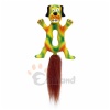 Latex toy - long tail animals, colorful