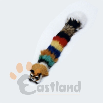 Colored fur cat toys