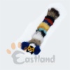 Colored fur cat toys