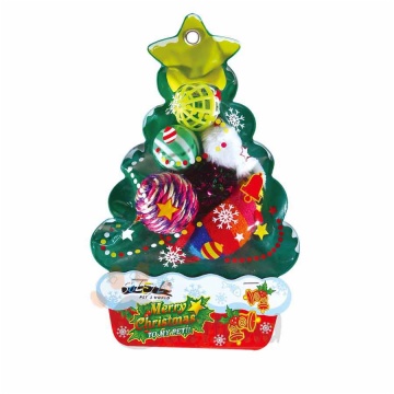 Cat toys in set packing - Christmas Tree bag
