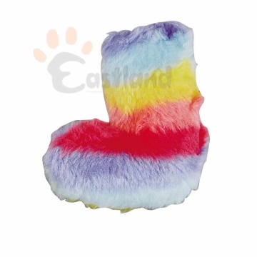 Plush cat toy, rainbow, with catnip