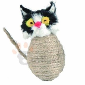 Cat toy made of natural sisal / fur