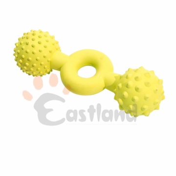 Rubber toy - dumbbell