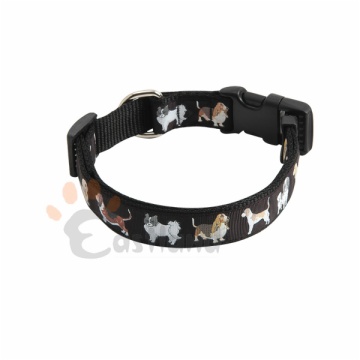 Woven lable stiched collar - 