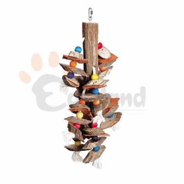 Hanging bird toy - natural