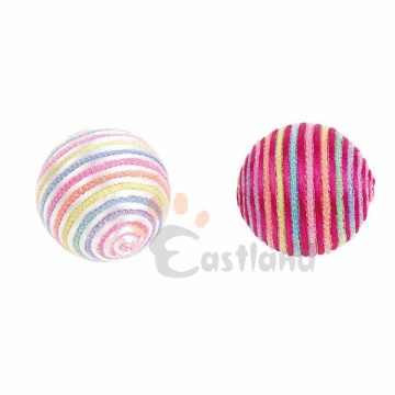 Glitter toy - knitted ball, colorful