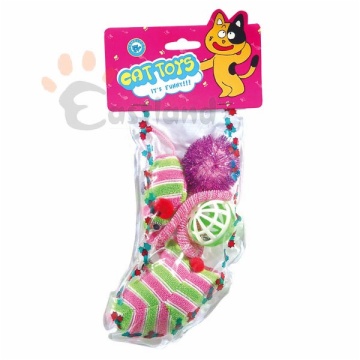 Cat toys in set ( 5 toys) - X'mas stocking