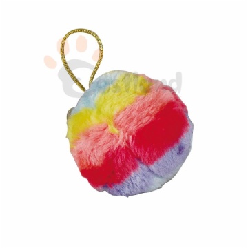 Plush cat toy, rainbow, with catnip